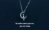 'Lucky Luna Cat' Necklace - 925 Sterling Silver