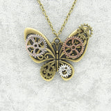 'Steampunk Butterfly' Necklace