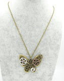 'Steampunk Butterfly' Necklace