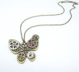 'Steampunk Butterfly' Necklace