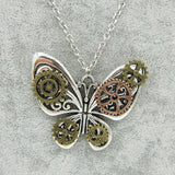 'Steampunk Butterfly' Necklace