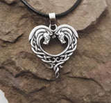 Celtic Equine Heart Necklace