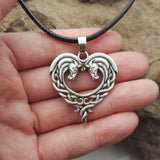Celtic Equine Heart Necklace