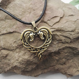 Celtic Equine Heart Necklace