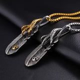 Feather and Claw Necklace