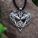 'Heart of the Wolf' Celtic Pendant Necklace
