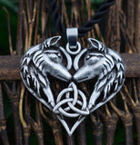 'Heart of the Wolf' Celtic Pendant Necklace