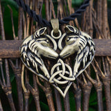 'Heart of the Wolf' Celtic Pendant Necklace