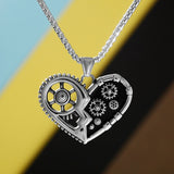 'Close To My Heart' Steampunk Necklace