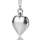 'Time For Love' Pocket Watch - Silver