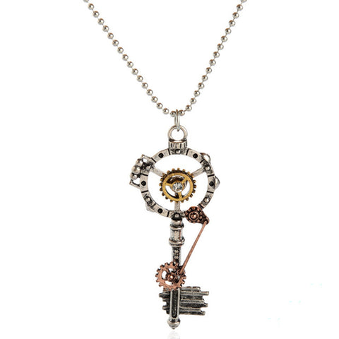 'Key to Steampunk' Pendant Necklace