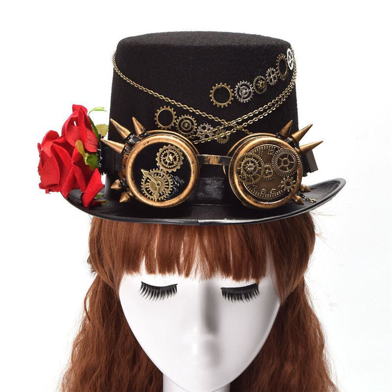 Full Size Handcrafted Steampunk Top Hat – Steampunk Oddities