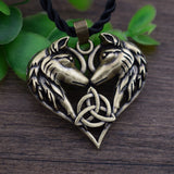 'Heart of the Wolf' Celtic Pendant Necklace