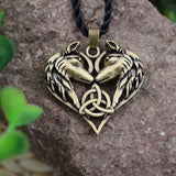 'Heart of the Wolf' Celtic Pendant Necklace