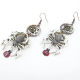 Steampunk Spider Earrings